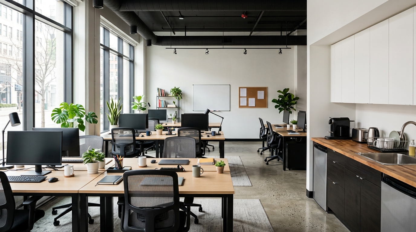 Bureaux et local professionnel d'une PME à Genas concernés par une dératisation